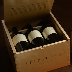 2017 Skipstone Faultline Vineyard - 6 bottles in wood box